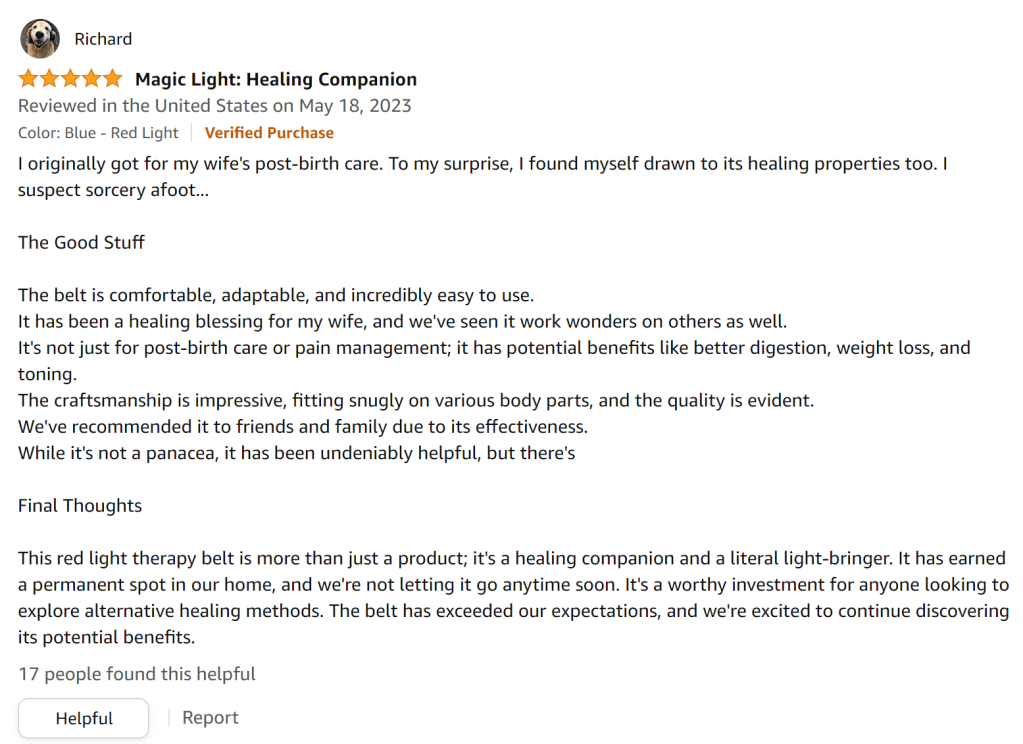 Magic light healing companion