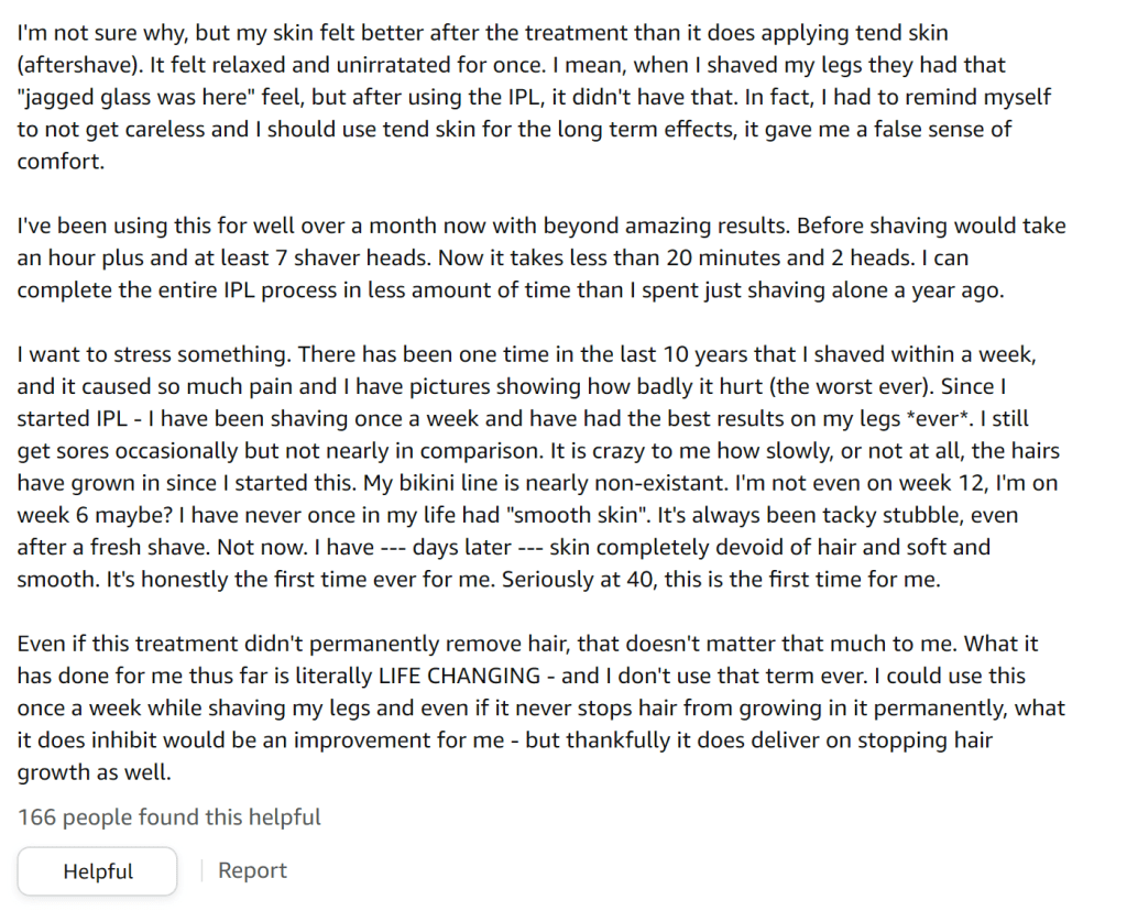 My foliculitis prevented me from ever having smooth legs - now I have smooth legs for days!