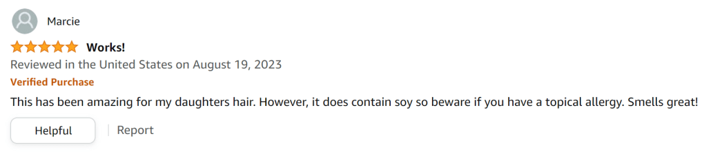 Rosemary oil is great for my daughter's hair.