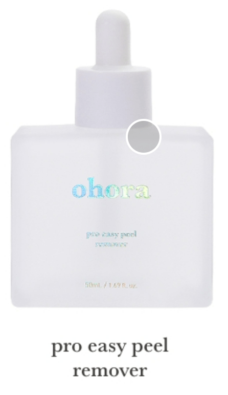 Take your gel nail stickers off easily with ohora's easy peel remover