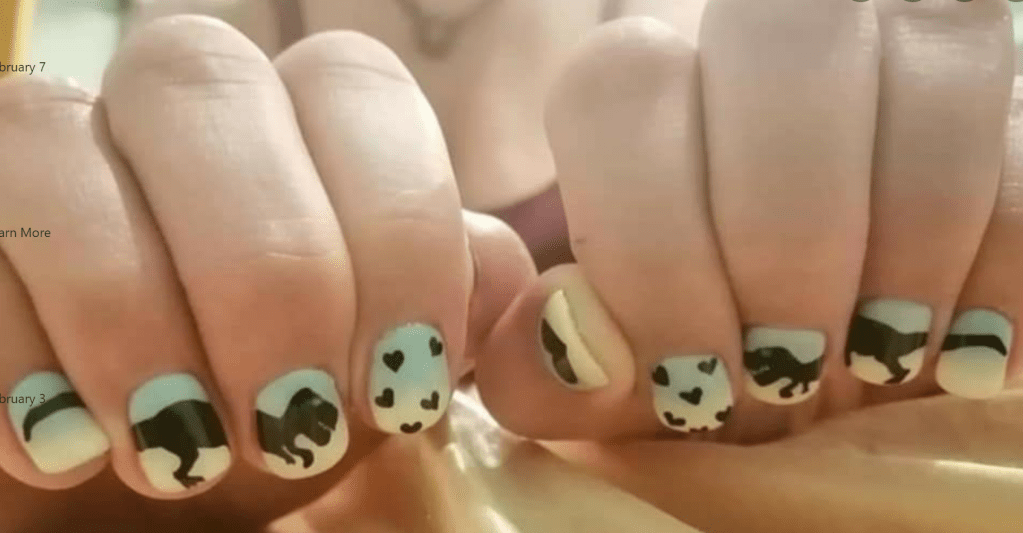 HGC owner's personalized, handpainted wedding nail art from Thailand