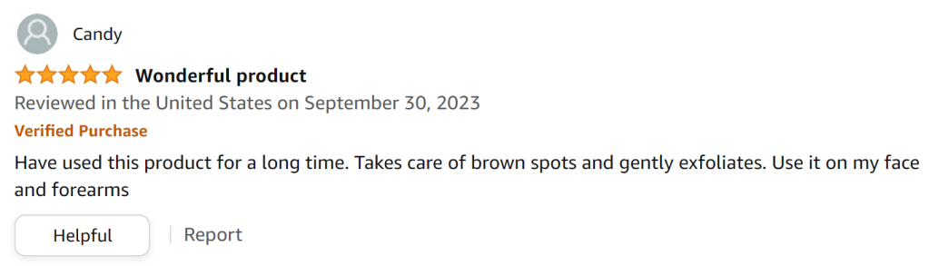 These pads are excellent exfoliators