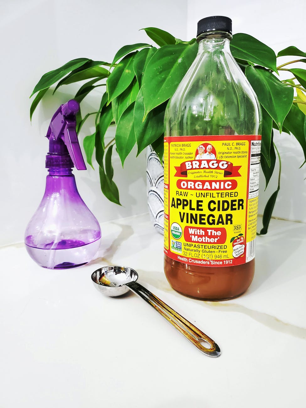 Bragg's ACV is organic, raw, and unfiltered with the mother for additional health benefits.